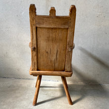 Load image into Gallery viewer, 18th Century Rustik Oak Welsh Vernacular Armchair Hall Chair
