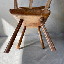Load image into Gallery viewer, 18th Century Rustik Oak Welsh Vernacular Armchair Hall Chair
