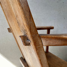 Load image into Gallery viewer, 18th Century Rustik Oak Welsh Vernacular Armchair Hall Chair
