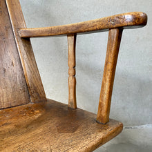 Load image into Gallery viewer, 18th Century Rustik Oak Welsh Vernacular Armchair Hall Chair
