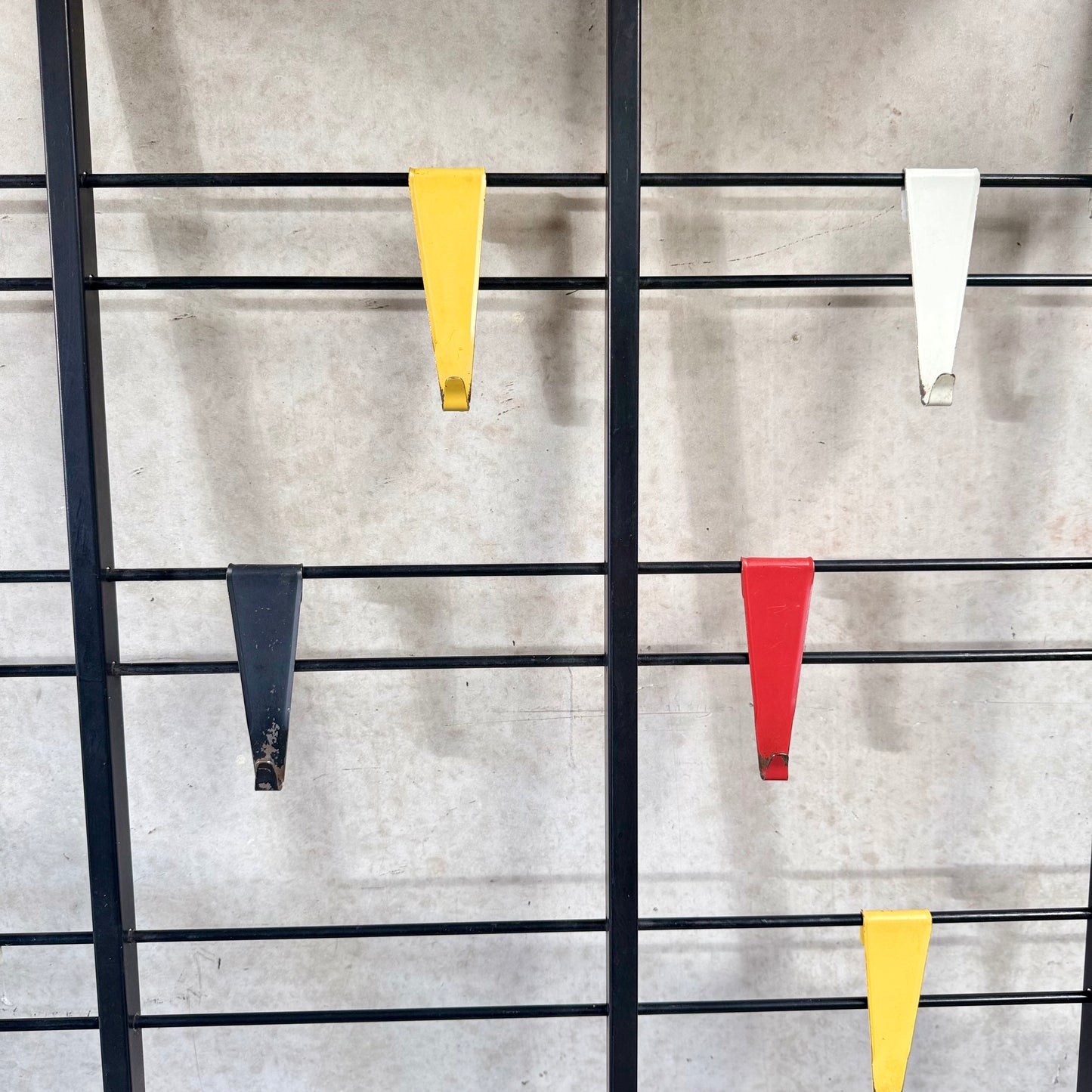 Black Metal Coat Rack "Toonladder" by Tjerk Reijernga for Pilastro 1950