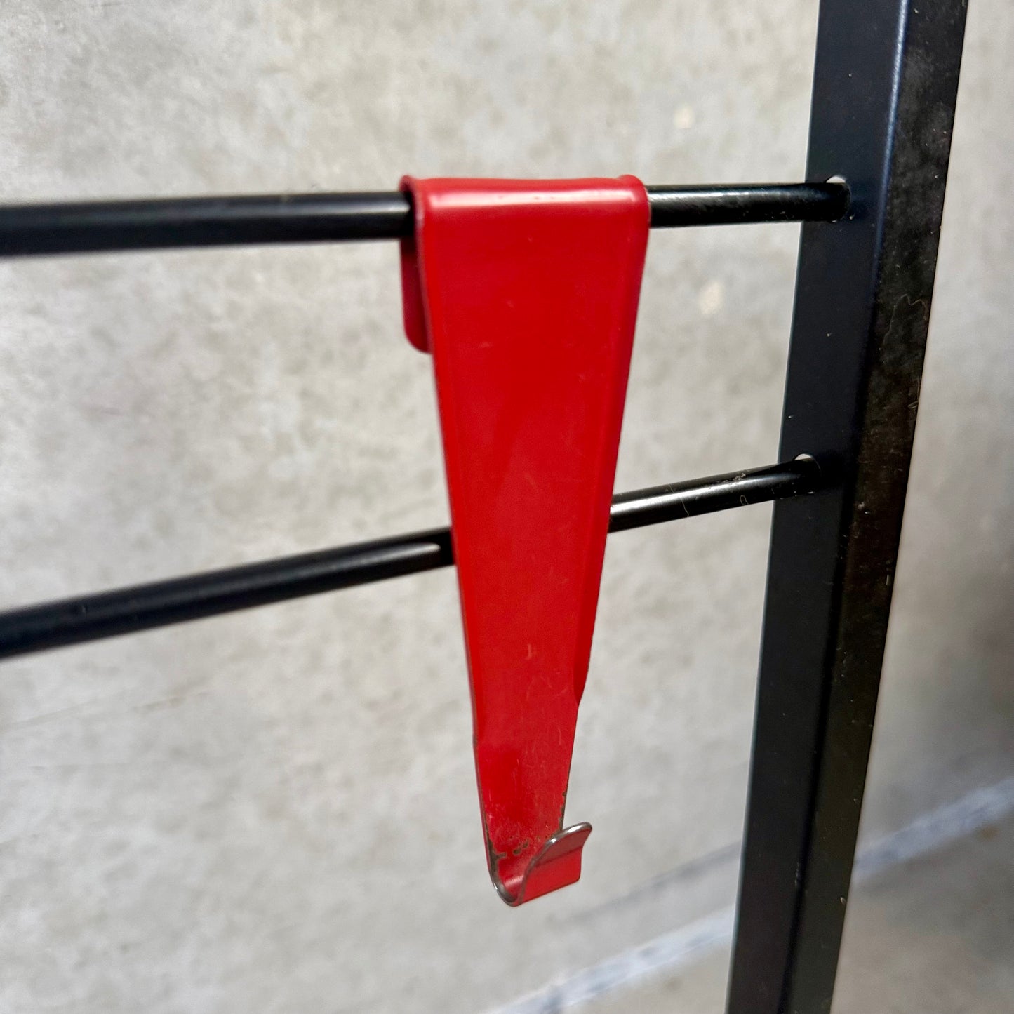 Black Metal Coat Rack "Toonladder" by Tjerk Reijernga for Pilastro 1950