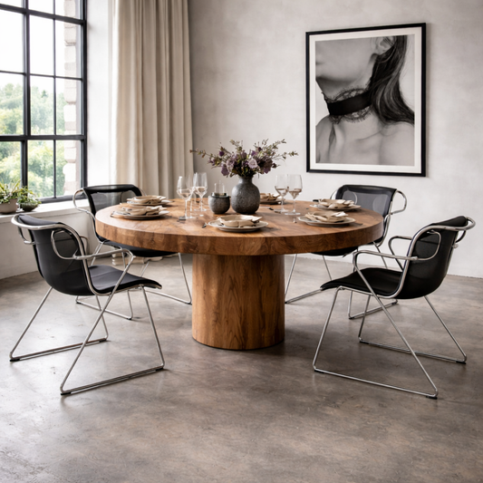 4 x "Penelope" Dining Chairs by Charles Pollock for Castelli, Italy 1980