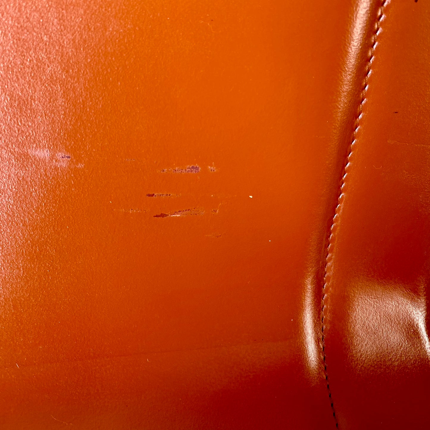Matteo Grassi "Mg15" Cognac Leather Dining Chairs by Mart Stam, Italy 1980