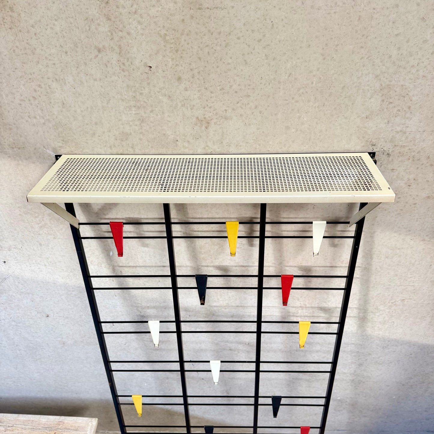 Black Metal Coat Rack "Toonladder" by Tjerk Reijernga for Pilastro 1950