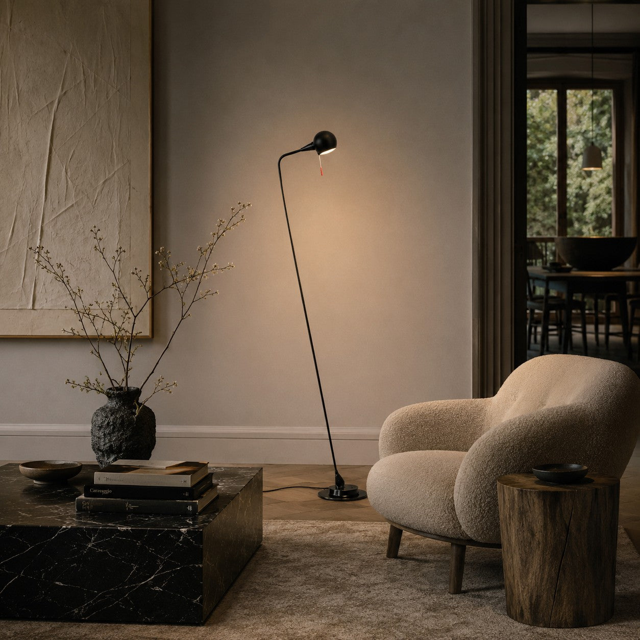 Artemide FireFly Lettura Floor Lamp by Emanuele Ricci | Italy, 1990s