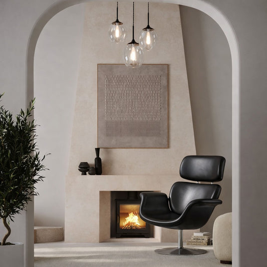 Leather Lounge Chair "F545" Big Tulip by Pierre Paulin for Artifort, Netherlands 1980