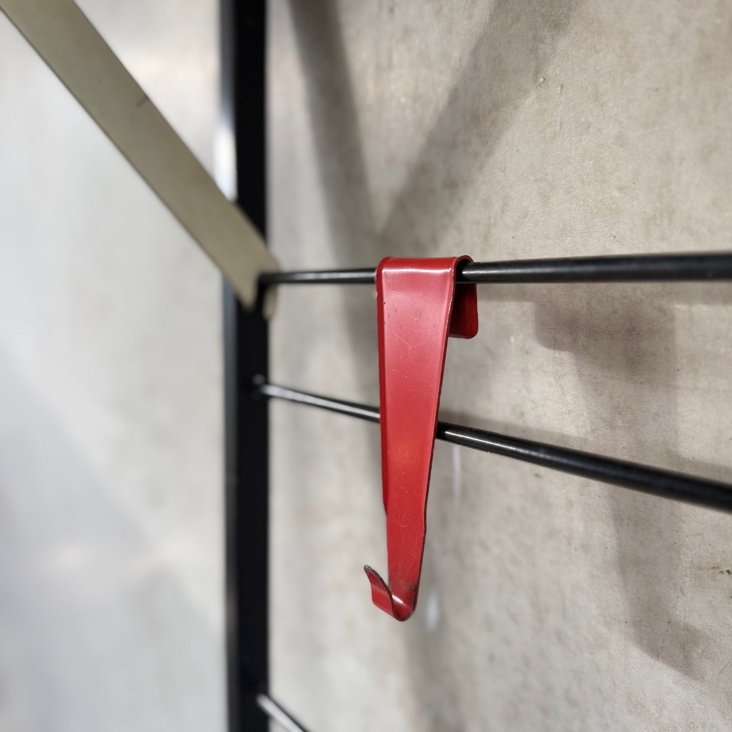 Black Metal Coat Rack "Toonladder" by Tjerk Reijernga for Pilastro 1950