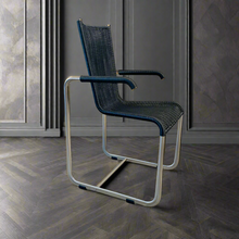 Load image into Gallery viewer, Black Arm Chair &quot;D20&quot; by Axel Bruchhäuser for Tecta, Germany 1980
