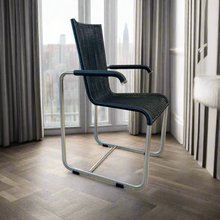 Load image into Gallery viewer, Black Arm Chair &quot;D20&quot; by Axel Bruchhäuser for Tecta, Germany 1980
