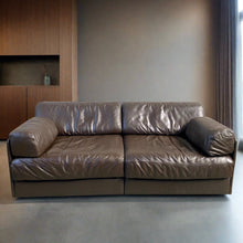 Load image into Gallery viewer, Brown Leather De Sede Ds-76 Modular Sofa, Switzerland 1970
