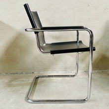Load image into Gallery viewer, 8 x Leather Cantilever Dining Chairs by Mart Stam for Matteo Grassi, Italy 1970
