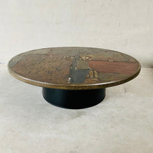 Load image into Gallery viewer, Brutalist Round Coffee Table by Sculptor Paul Kingma, Netherlands 1985
