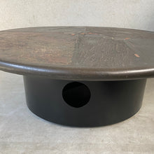 Load image into Gallery viewer, Brutalist Round Coffee Table by Sculptor Paul Kingma, Netherlands 1987
