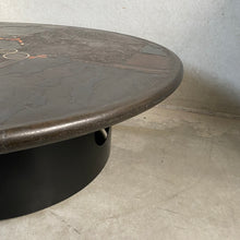 Load image into Gallery viewer, Brutalist Round Coffee Table by Sculptor Paul Kingma, Netherlands 1987
