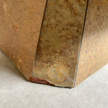 Load image into Gallery viewer, Brutalist Slate Stone Brass Coffee Table by Studio Stam, 1980
