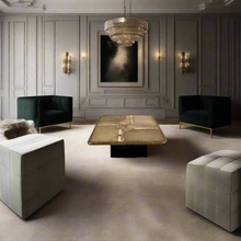 Load image into Gallery viewer, Brutalist Rectangular Slate Stone Ammonite Coffee Table Paul Kingma Netherlands 1996
