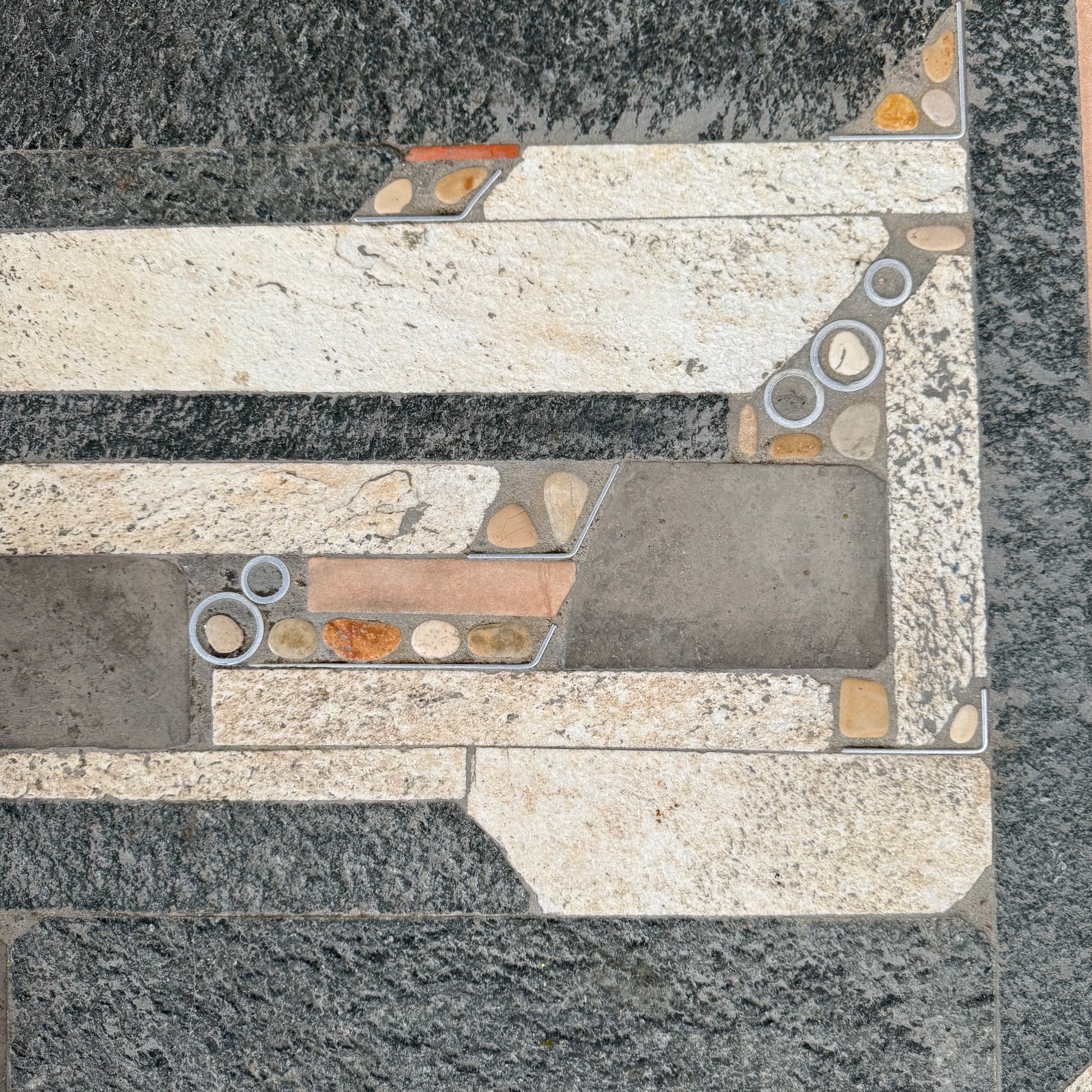 Brutalist Slate Stone Round Coffee Table By Sculptor Paul Kingma