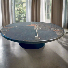 Load image into Gallery viewer, Brutalist Round Coffee Table by Sculptor Paul Kingma, Netherlands 1984
