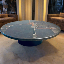 Load image into Gallery viewer, Brutalist Round Coffee Table by Sculptor Paul Kingma, Netherlands 1984
