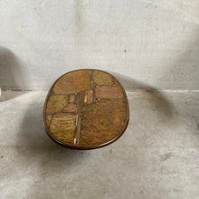 Load image into Gallery viewer, Brutalist Oval Coffee Table by Sculptor Paul Kingma Dutch Design Netherlands
