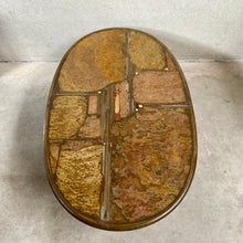 Load image into Gallery viewer, Brutalist Oval Coffee Table by Sculptor Paul Kingma Dutch Design Netherlands
