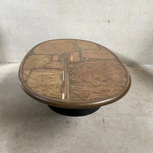 Load image into Gallery viewer, Brutalist Oval Coffee Table by Sculptor Paul Kingma Dutch Design Netherlands
