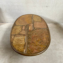 Load image into Gallery viewer, Brutalist Oval Coffee Table by Sculptor Paul Kingma Dutch Design Netherlands
