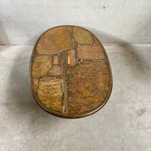 Load image into Gallery viewer, Brutalist Oval Coffee Table by Sculptor Paul Kingma Dutch Design Netherlands
