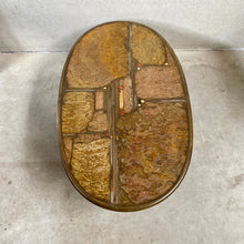 Load image into Gallery viewer, Brutalist Oval Coffee Table by Sculptor Paul Kingma Dutch Design Netherlands
