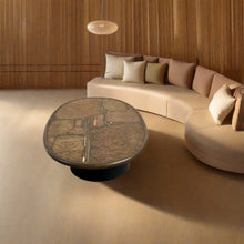 Load image into Gallery viewer, Brutalist Oval Coffee Table by Sculptor Paul Kingma Dutch Design Netherlands
