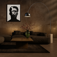 Load image into Gallery viewer, Brutalist Square Slate Stone Ammonite Coffee Table by Paul Kingma 1994
