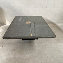 Load image into Gallery viewer, Brutalist Rectangular Slate Stone Coffee Table by Sculpter Paul Kingma 1996
