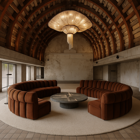 Brutalist Slate Stone Round Coffee Table By Sculptor Paul Kingma