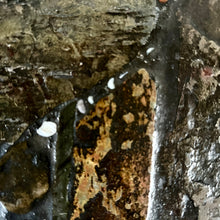 Load image into Gallery viewer, Brutalist Slate Stone Agate Round Coffee Table by Paul Kingma, Netherlands, 1989
