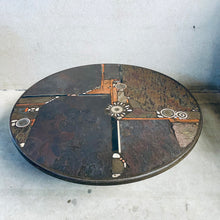 Load image into Gallery viewer, Brutalist Round Coffee Table by Sculptor Paul Kingma, Netherlands 1984
