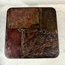 Load image into Gallery viewer, Brutalist Slate Stone Square Coffee Table by Sculpter Paul Kingma 1987
