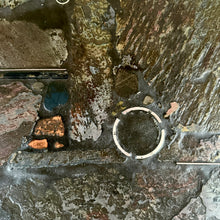 Load image into Gallery viewer, Brutalist Slate Stone Square Coffee Table by Sculpter Paul Kingma 1987
