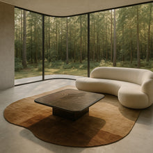 Load image into Gallery viewer, Brutalist Slate Stone Square Coffee Table by Sculpter Paul Kingma 1987
