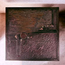 Load image into Gallery viewer, Brutalist Square Slate Stone Coffee Table by Paul Kingma 1985

