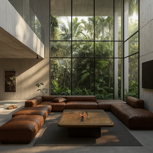 Brutalist Square Slate Stone Red Agate Coffee Table by Paul Kingma 1990