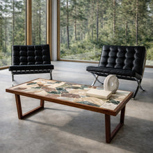 Load image into Gallery viewer, Brutalist Rectangular Terrazzo Coffee Table
