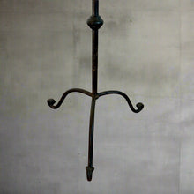 Load image into Gallery viewer, Brutalist Vintage Cast Iron Candle Holder
