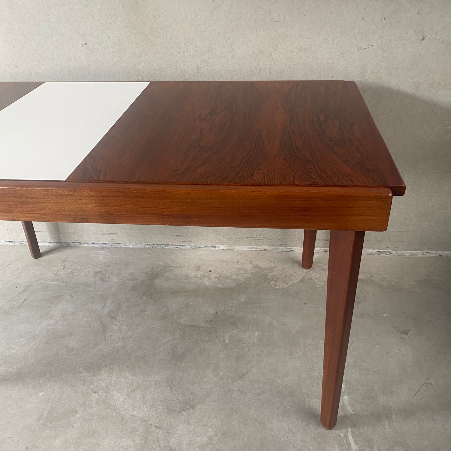 Table de salle à manger extensible en palissandre, design danois, Danemark 1970