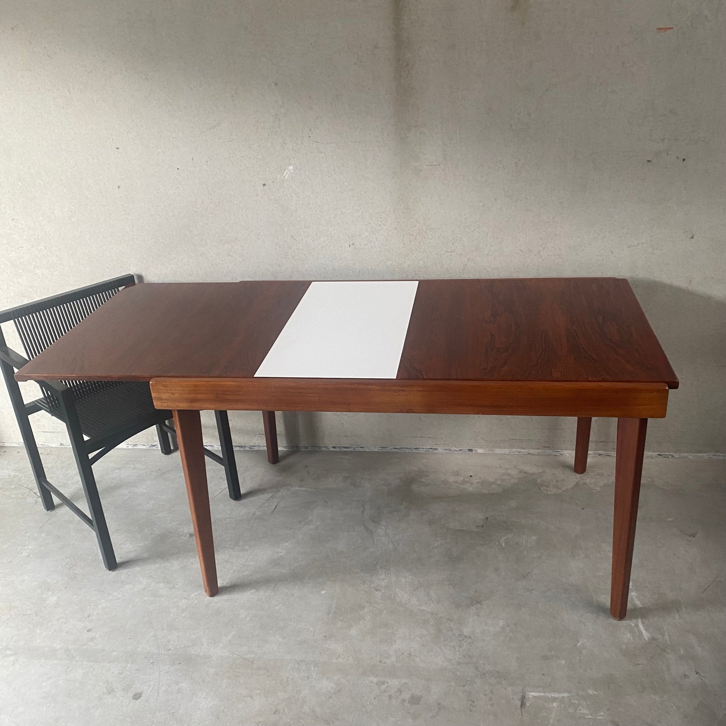 Table de salle à manger extensible en palissandre, design danois, Danemark 1970