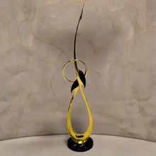 Load image into Gallery viewer, Decorative Large Brass &quot;Entwined Cranes&quot; Birds Sculpture, France 1970
