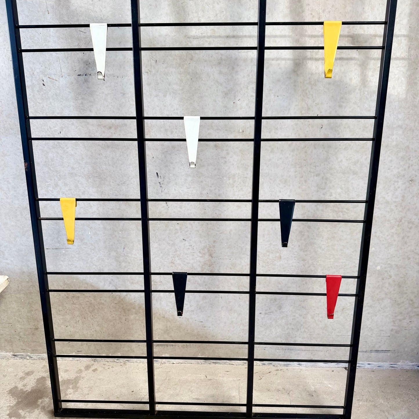 Black Metal Coat Rack "Toonladder" by Tjerk Reijernga for Pilastro 1950