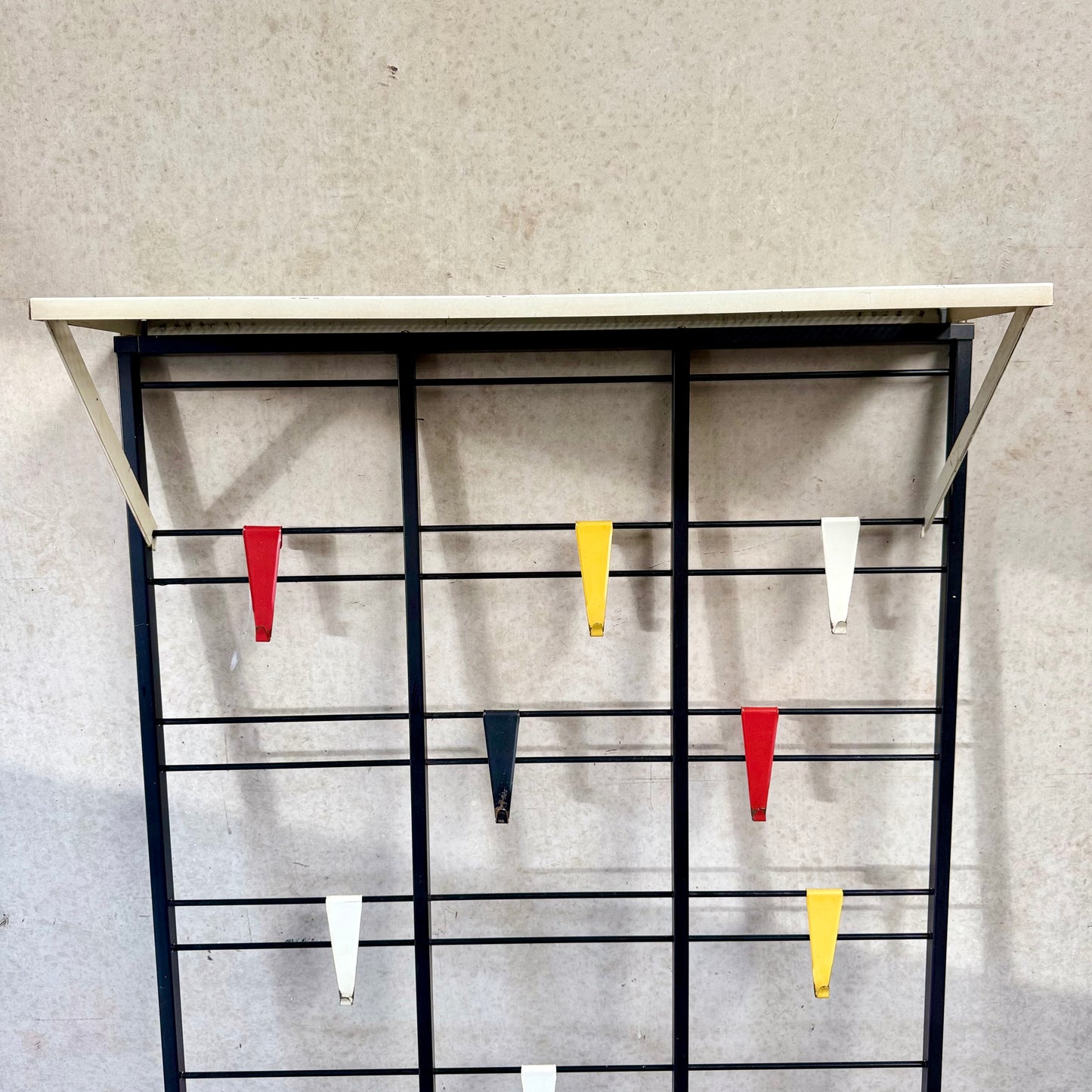 Black Metal Coat Rack "Toonladder" by Tjerk Reijernga for Pilastro 1950