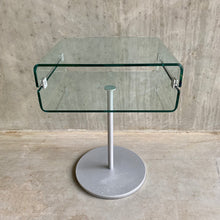 Load image into Gallery viewer, C &amp; C Glass Side Table by Christophe Pillet for Fiam Italia 1980
