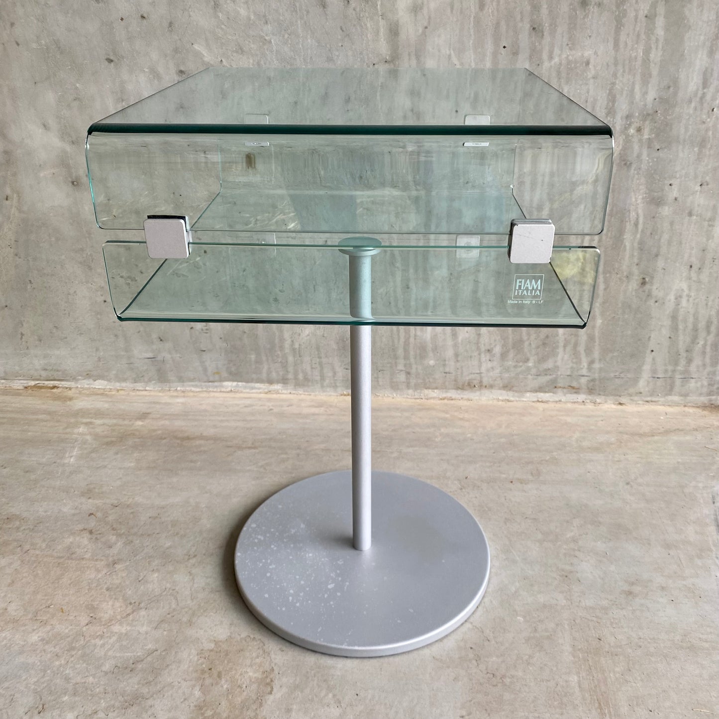 C & C Glasbeistelltisch von Christophe Pillet für Fiam Italia 1980